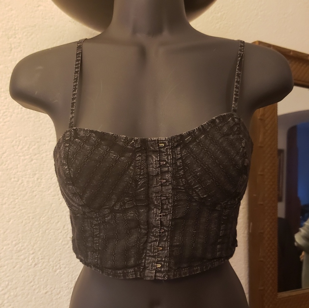 *Sold* Lottie & Holly Corset Crop Top